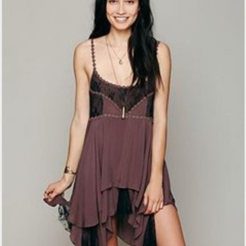 Free People Intimates Lace Slip- Size Small
